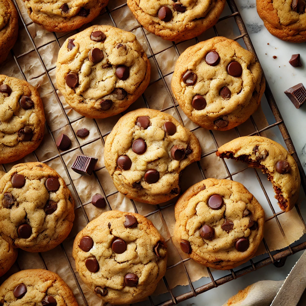 peanut butter chocolate chip cookies