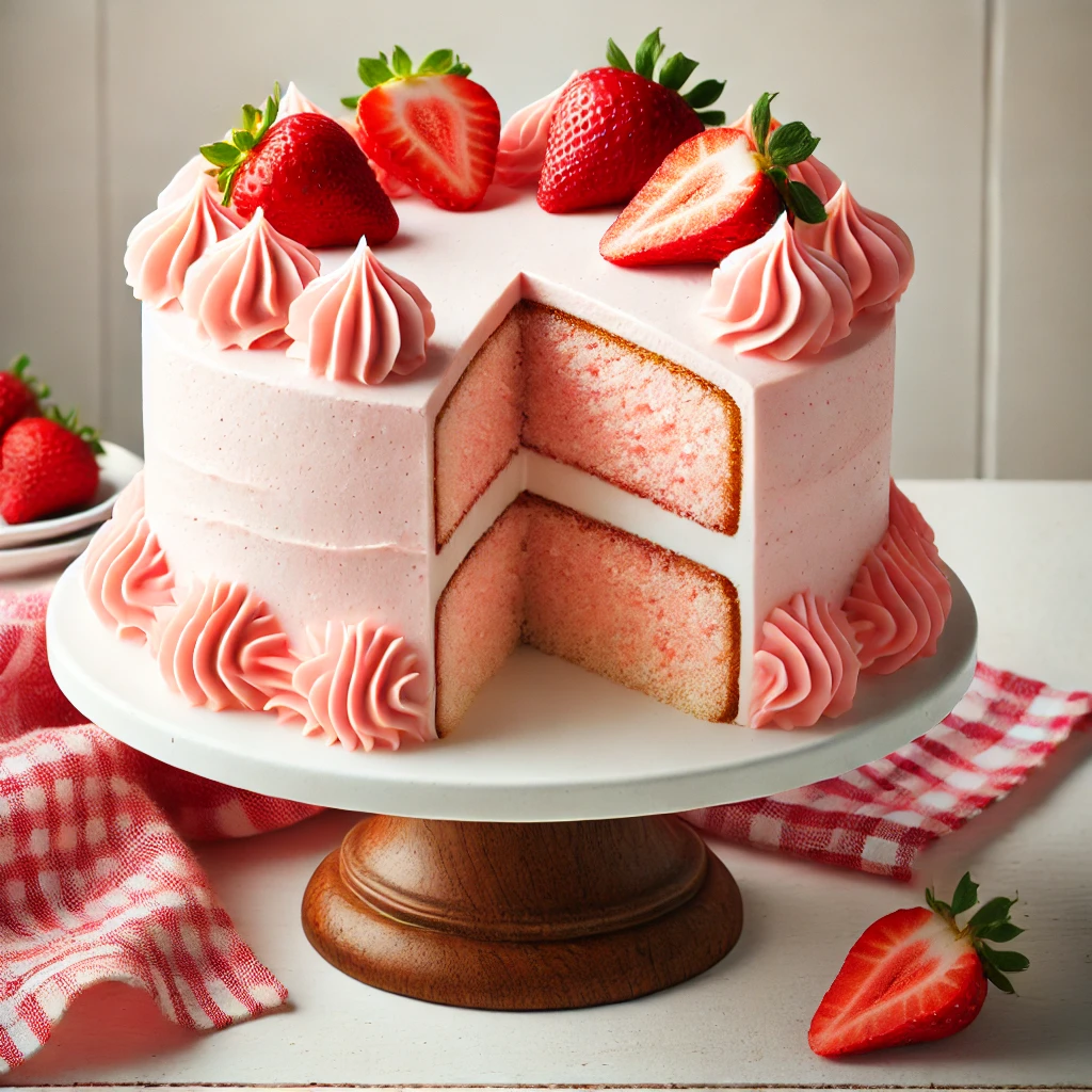 strawberry cake recipe