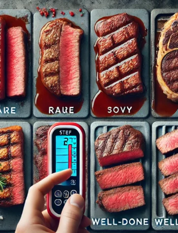 medium rare steak temp