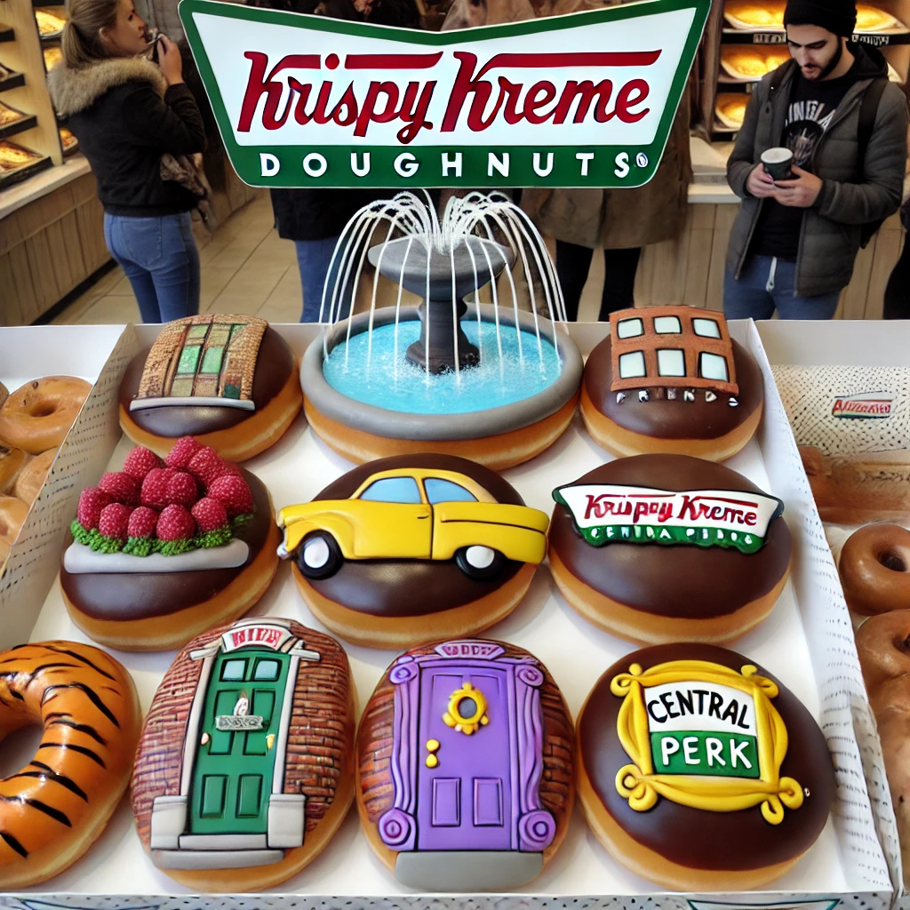 friends doughnuts krispy kreme