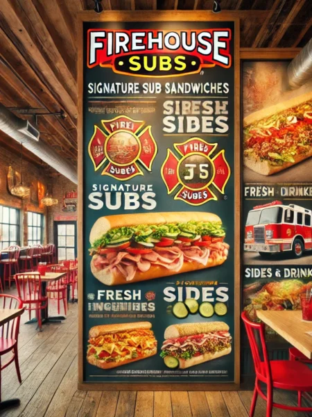 firehouse subs menu